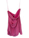 Superdown Size S Pink Polyester Strapless Side Zip Gathered Dress Pink / S