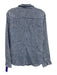 Frank & Eileen Size M Blue & White Linen Button Gingham Long Sleeve Top Blue & White / M