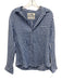 Frank & Eileen Size M Blue & White Linen Button Gingham Long Sleeve Top Blue & White / M