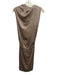 Brunello Cucinelli Size S/M Taupe Missing Fabric Tag Draped Drawstring Dress Taupe / S/M