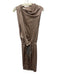 Brunello Cucinelli Size S/M Taupe Missing Fabric Tag Draped Drawstring Dress Taupe / S/M