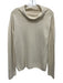 St. John Size M Ivory Cream Wool & Polymide Turleneck Long Sleeve Sweater Ivory Cream / M