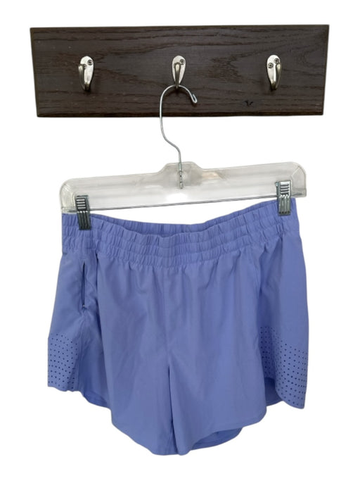 Athleta Size S Lavender Nylon Blend Perforated Pocket Athletic Shorts Lavender / S