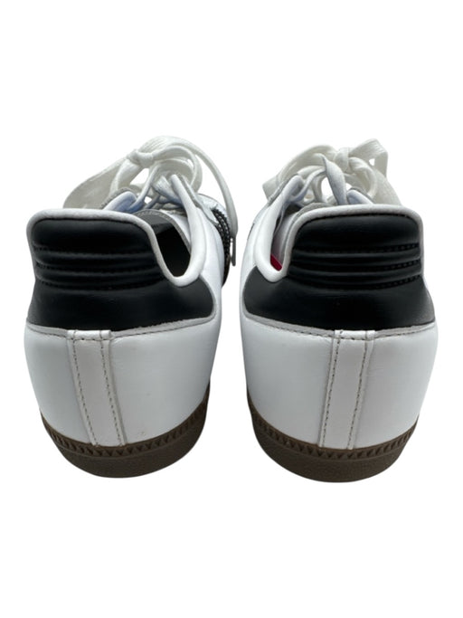 Adidas Shoe Size 10.5 White, Grey & Black Leather Lace Up Suede Shoes White, Grey & Black / 10.5