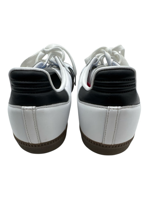 Adidas Shoe Size 10.5 White, Grey & Black Leather Lace Up Suede Shoes White, Grey & Black / 10.5