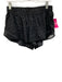 Lululemon Size 8 Black Poly Blend Elastic Waist Athletic Camo Shorts Black / 8