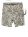 Lululemon Size 6 White & Grey Poly Blend Elastic Waist Athletic Printed Shorts White & Grey / 6