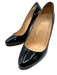 Christian Louboutin Shoe Size 41.5 Black Patent Leather Almond Toe Pumps Black / 41.5