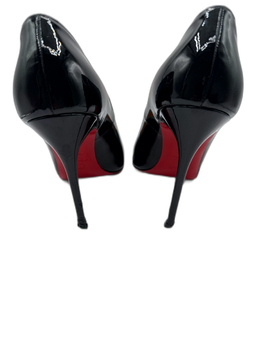 Christian Louboutin Shoe Size 41.5 Black Patent Leather Almond Toe Pumps Black / 41.5