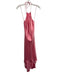 Alice & Olivia Size 0 Pink Triacetate Satin Halter Tie Back High Low Dress Pink / 0