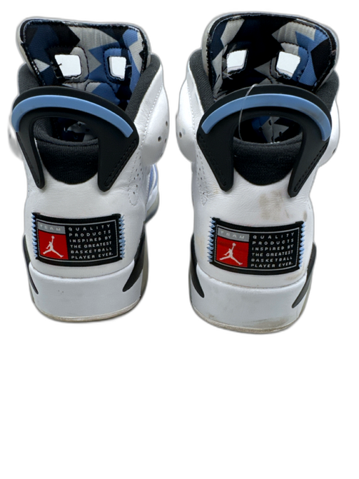 Nike Shoe Size 8.5 Blue & White Leather Upper Perforated Color Block Sneakers Blue & White / 8.5