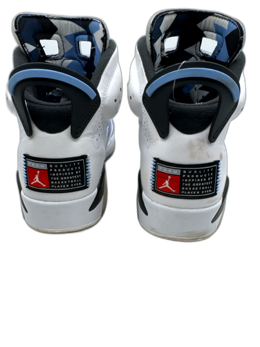 Nike Shoe Size 8.5 Blue & White Leather Upper Perforated Color Block Sneakers Blue & White / 8.5