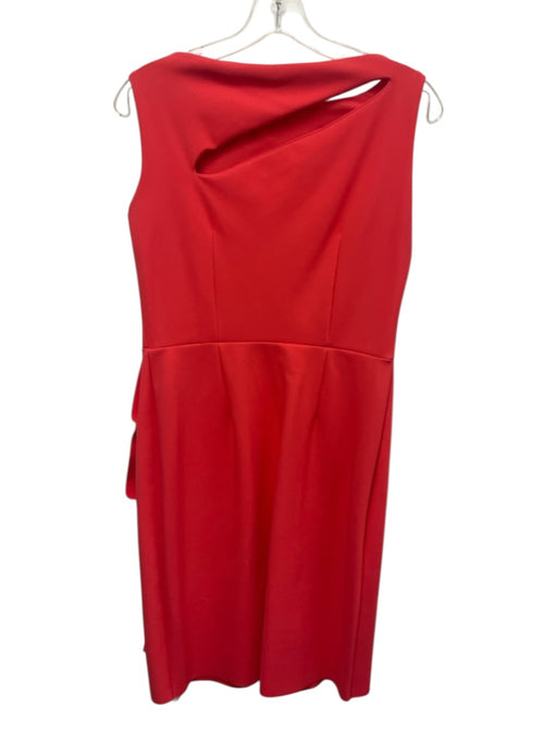 Chiara Boni Size 46 Coral Pink Polymide Blend Sleeveless Cut Out Dress Coral Pink / 46