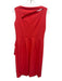 Chiara Boni Size 46 Coral Pink Polymide Blend Sleeveless Cut Out Dress Coral Pink / 46