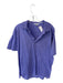 Peter Millar Size L Purple Cotton Collar 1/4 Button Men's Polo Purple / L
