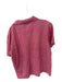 Peter Millar Size L Red Cotton Heathered Collar 1/4 Button Men's Polo Red / L
