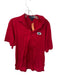 Bryon Nelson Size M Red Cotton UGA patch logo 1/4 Button Men's Polo Red / M