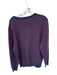 J Crew Size L Navy & Red Polyamide Blend dot pattern Crew Neck Knit Sweater Navy & Red / L
