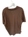 Ralph Lauren Size L Brown Cotton Quarter Button Collar Full Length Men's Polo Brown / L