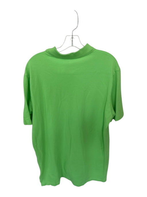 Polo Golf Size L Lime Green Pima Cotton Blend Solid Collar Men's Polo Lime Green / L