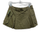 Pilcro Size 25 Army Green Cotton Utility Pockets Pleat Detail Mini Skirt Army Green / 25