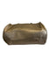 Purse N Gold Faux Leather Zip Top Handle Removable Strap Duffle Bag Gold / L