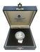 Wedgwood Blue, White, Gold Sterling Silver Jasper relief Round Cameo Brooch Blue, White, Gold