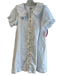 Pilcro Size Medium White Cotton & Acetate Round Container Button Down Dress White / Medium
