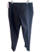 Eileen Fisher Size 16 Black Viscose Blend Zip Fly Pockets Tapered Pants Black / 16