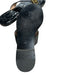 Gucci Shoe Size 40 Black & Gold Leather Flip Flop Logo Slip On Sandal Shoes Black & Gold / 40