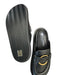 Moncler Shoe Size 40 Black Leather Loafer Slip On Gold Hardware Shoes Black / 40