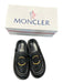 Moncler Shoe Size 40 Black Leather Loafer Slip On Gold Hardware Shoes Black / 40