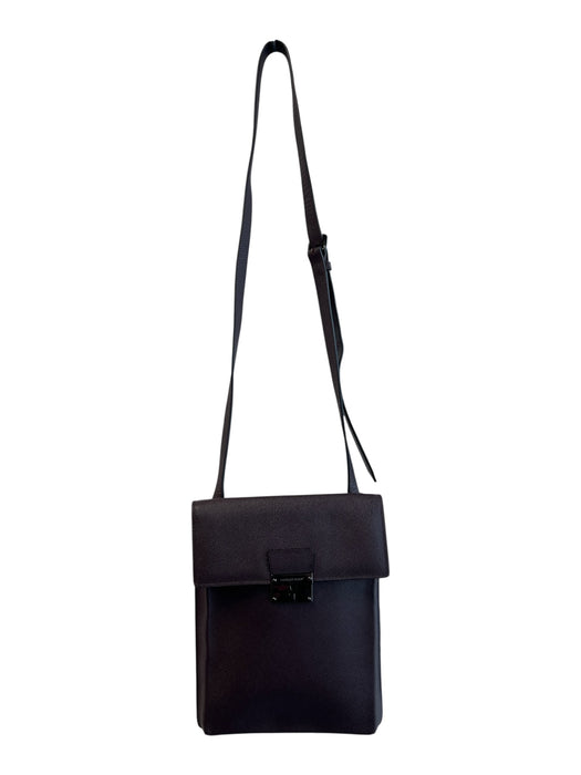 Burberry Purple Leather Cross Body Snap Closure Dust bag incl. Zip Pocket Bag Purple / NWT