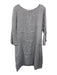 Bryn Walker Size S Light Gray Linen Boat Neck Trumpet Sleeve Shift Dress Dress Light Gray / S
