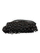 Alienina Dark Gray & Black Cord Leather Strap Woven Hobo Bag Dark Gray & Black