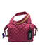 MZ Wallace Dark Pink Nylon Shoulder Strap Quilted Crossbody Strap Incl Bag Dark Pink / M