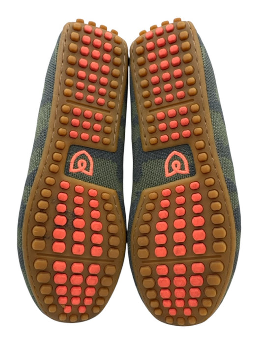 Rothy's Shoe Size 7 Green Print Knit Camoflage Loafers Green Print / 7