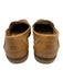 Sperry Shoe Size 7 Tan Brown Grained Leather Contrast Stitch Rubber Sole Loafers Tan Brown / 7