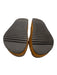 Chocolat Blu Shoe Size 38 Beige & Brown Leather Cork Criss Cross Slide Sandals Beige & Brown / 38