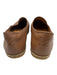 Charix Shoe Size 37 Brown Leather Rubber Sole Stitching Slip On Flats Brown / 37