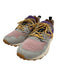 Flower Mountain Shoe Size 7 Purple, Gray, Yellow Nylon Suede Laser Cut Sneakers Purple, Gray, Yellow / 7