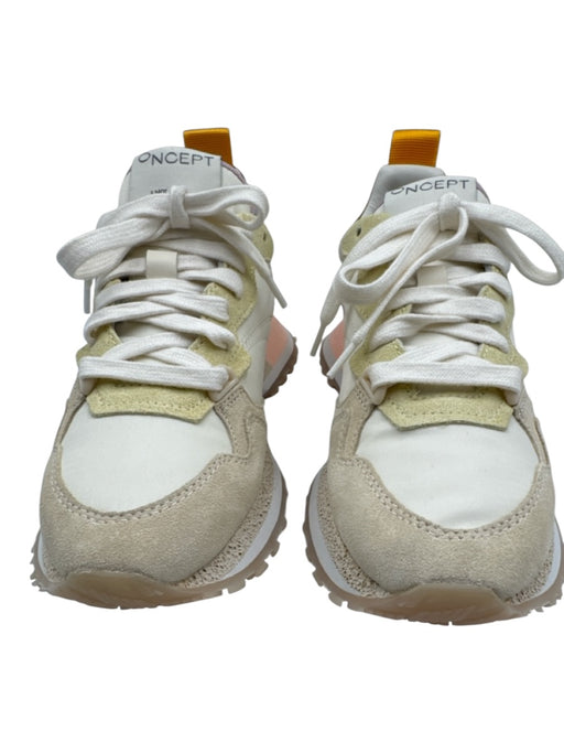 Oncept Shoe Size 6.5 White, Purple, Pink Nylon Suede Lace Up Sneakers White, Purple, Pink / 6.5