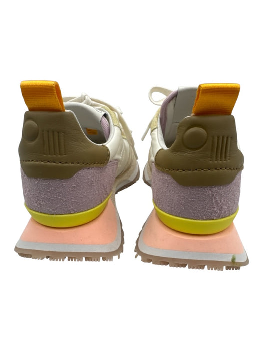 Oncept Shoe Size 6.5 White, Purple, Pink Nylon Suede Lace Up Sneakers White, Purple, Pink / 6.5