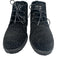 Alaia Shoe Size 37 Black Leather Upper Perforated Laser Cut Lace Up Booties Black / 37