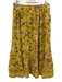 Cleobella Size L Yellow, brown & blue Cotton Shirred Back Floral Paisley Skirt Yellow, brown & blue / L