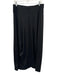 Planet by Lauren G Size 3 Black Pima Cotton Elastic Waistband Paneled Maxi Skirt Black / 3