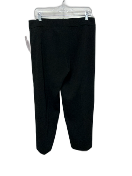 Avenue Montaigne Size 8 Black Rayon Blend Elastic Waist solid color Pants Black / 8