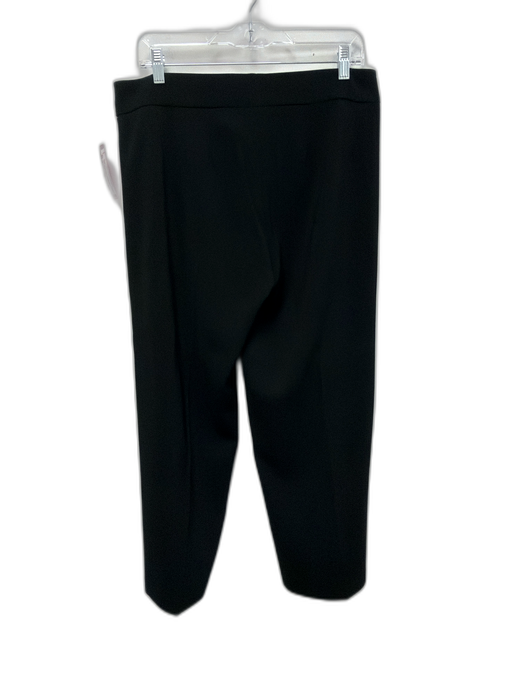 Avenue Montaigne Size 8 Black Rayon Blend Elastic Waist solid color Pants Black / 8