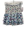 Loveshackfancy Size 8 Blue, Purple, White Cotton Smocked Waist Band Floral Skirt Blue, Purple, White / 8