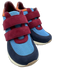 Sneex Shoe Size 6 Blue & Burgundy Suede Mesh Color Block Velcro closure Pumps Blue & Burgundy / 6